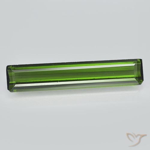 1.94ct 天然 アーシーグリーン トルマリン, エメラルドカット, VVS-VS