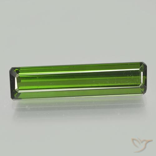 2.27ct 天然 アーシーグリーン トルマリン, エメラルドカット, VVS-VS