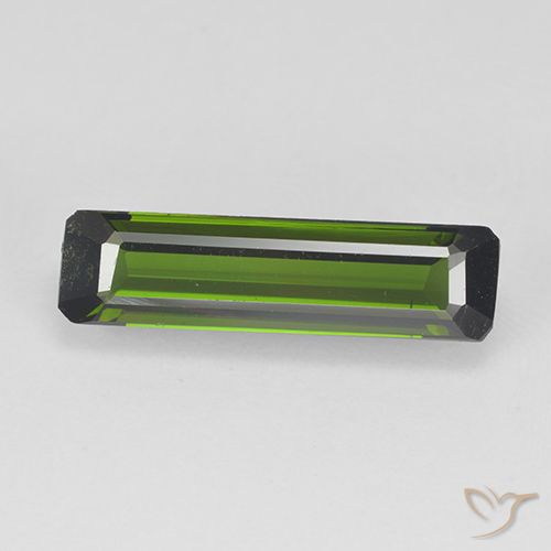 1.57ct 天然 海藻グリーン トルマリン, エメラルドカット, VVS-VS