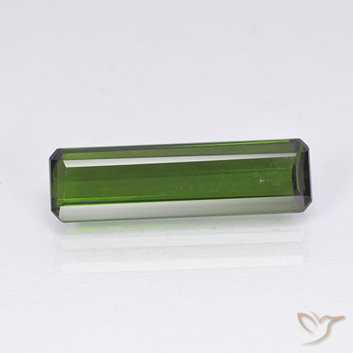 2.55ct 天然 海藻グリーン トルマリン, エメラルドカット, VVS-VS