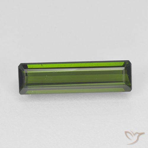 1.55ct 天然 海藻グリーン トルマリン, エメラルドカット, VVS-VS