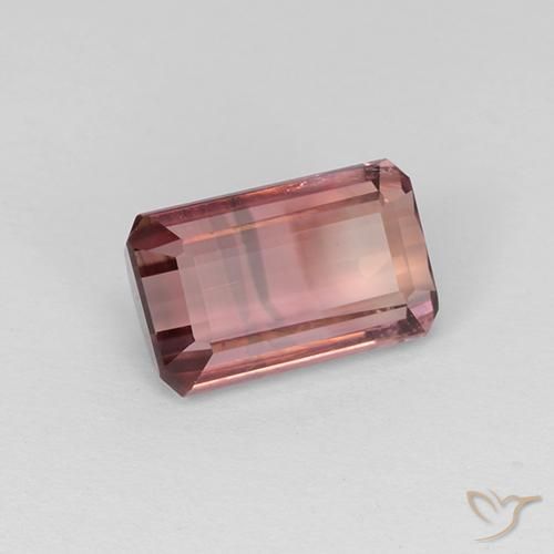 2.16ct 天然 濃いピンク トルマリン, エメラルドカット, VVS-VS