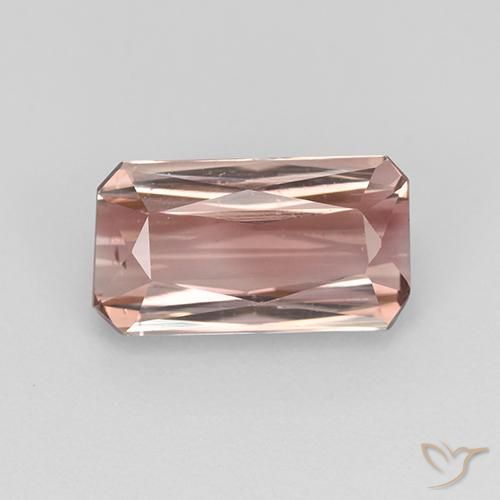 1.84ct 天然 オレンジピンク トルマリン, 八角形 / エメラルドカット, VS, Photo A