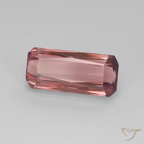 1.54ct 天然 ミディアムピンク トルマリン, エメラルドカット, VVS-VS