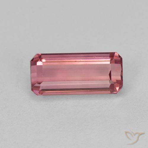 1.03ct 天然 オレンジピンク トルマリン, エメラルドカット, VVS-VS