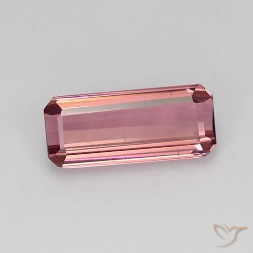 1.51ct 天然 ライトピンク トルマリン, エメラルドカット, VVS