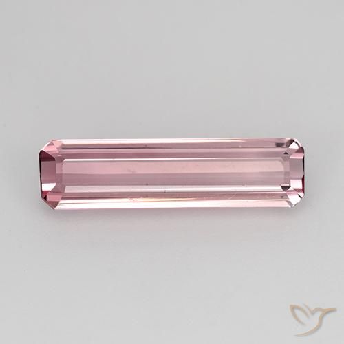1.94ct 天然 濃いローズピンク トルマリン, エメラルドカット, VVS