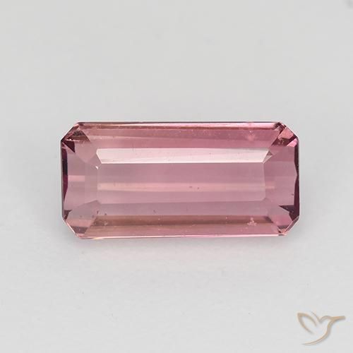 1.18ct 天然 濃いピンク トルマリン, エメラルドカット, VVS