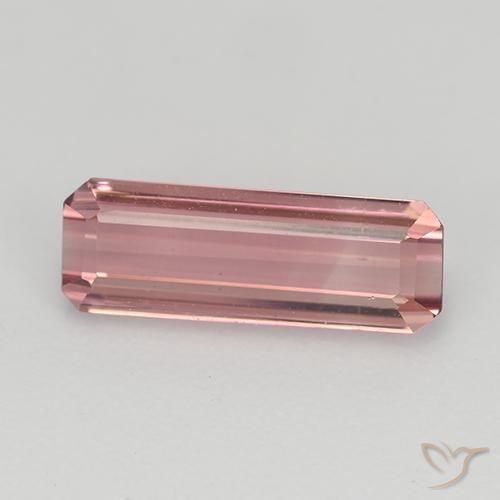 1.64ct 天然 濃いピンク トルマリン, エメラルドカット, VS