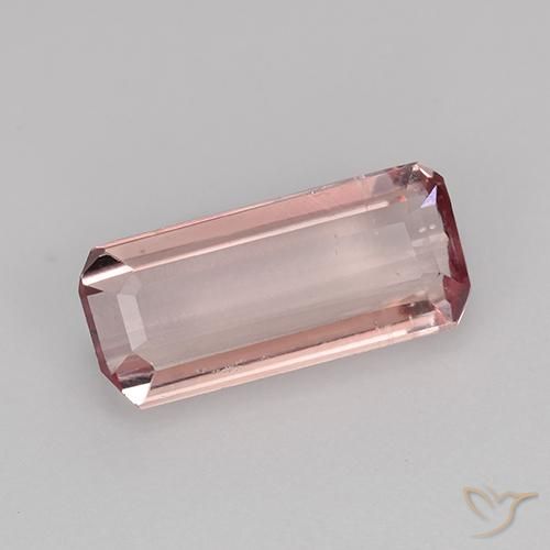 1.77ct 天然 薄いキャンディーアップルレッド トルマリン, エメラルドカット, VVS-VS