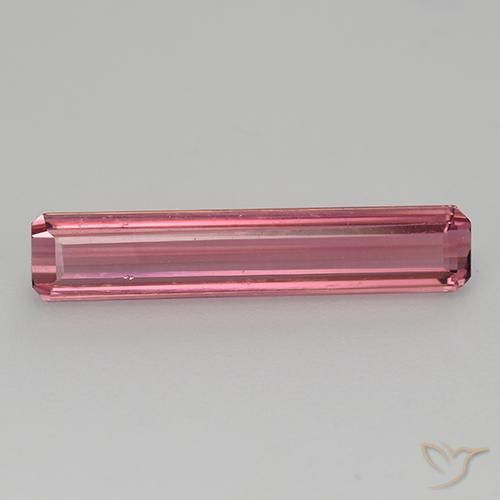 1.53ct 天然 赤みがかったピンク トルマリン, エメラルドカット, VVS-VS