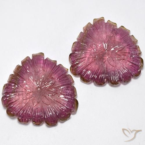 Shop natural 77.16ct バイカラー トルマリン gems, フラワーカット, from モザンビーグ at GemSelect. In stock, global shipping!