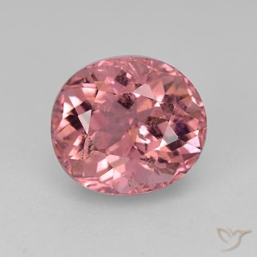 2.40ct 天然 ローズピンク トルマリン, 楕円形, VS