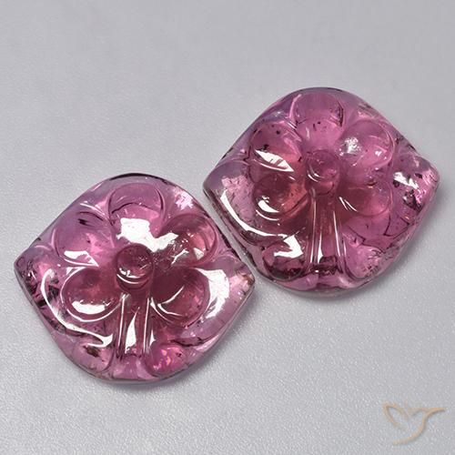 Shop natural 24.38ct 赤みがかったパープル トルマリン gems, フラワーカット, from モザンビーグ at GemSelect. In stock, global shipping!