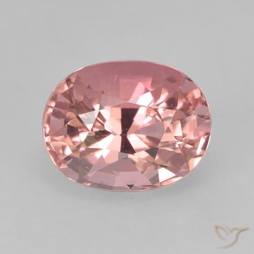 1.63ct 天然 ライトピンク トルマリン, 楕円形, VVS-VS
