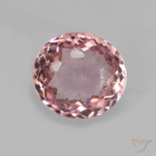 1.61ct 天然 ライトピンク トルマリン, 楕円形, VVS-VS
