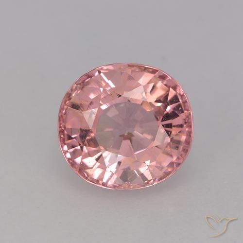 1.61ct 天然 ライトピンク トルマリン, 楕円形, VVS-VS