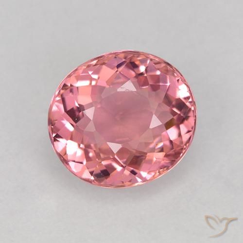 1.49ct 天然 ホットピンクトーン トルマリン, 楕円形, VVS-VS