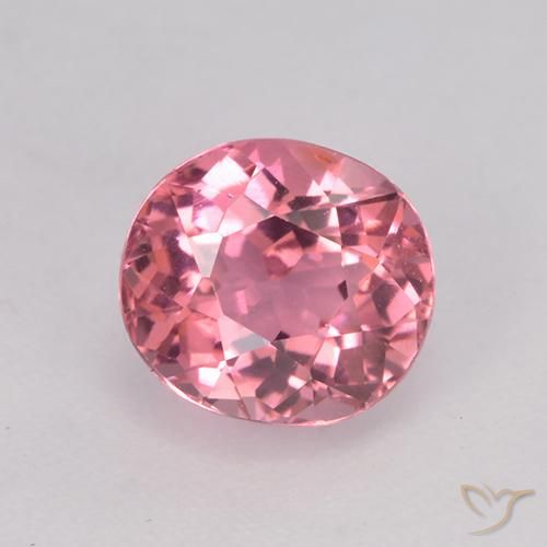 1.33ct 天然 ホットピンクトーン トルマリン, 楕円形, VVS