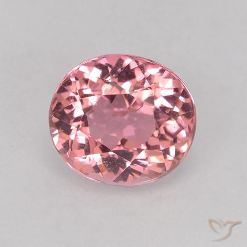 1.68ct 天然 バブルガムピンク トルマリン, 楕円形, VVS-VS