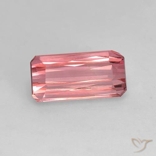 1.27ct 天然 ライトピンク トルマリン, エメラルドカット, VVS-VS