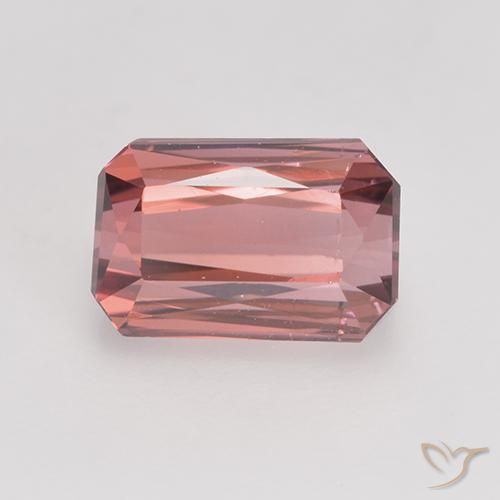1.83ct 天然 ミディアムピンク トルマリン, エメラルドカット, VS