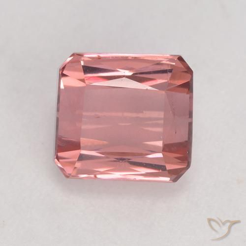 1.44ct 天然 ライトピンク トルマリン, エメラルドカット, VS