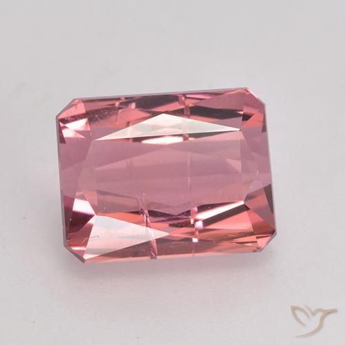 3.41ct 天然 ロイヤルパープル トルマリン, エメラルドカット, SI