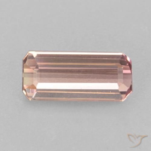 1.65ct 天然 ライトピンク トルマリン, エメラルドカット, VVS-VS