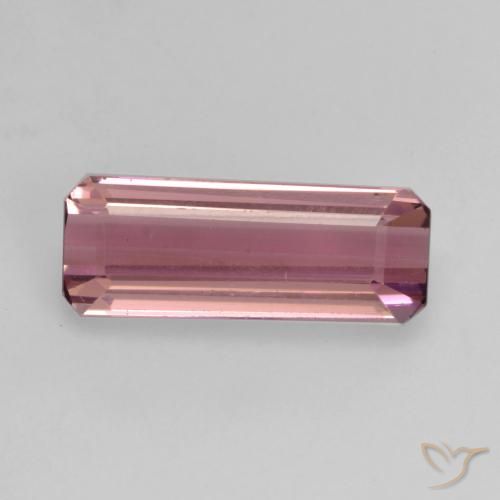 1.47ct 天然 ロイヤルパープル トルマリン, エメラルドカット, VS