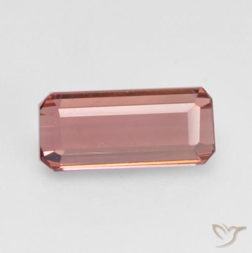 1.37ct 天然 ミディアムピンク トルマリン, 八角形 / エメラルドカット, VVS-VS, Photo A