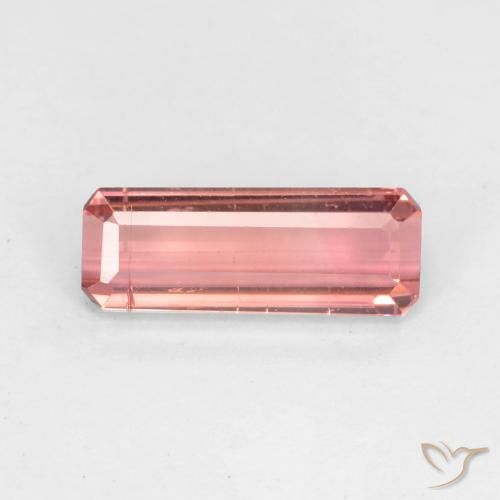 1.64ct 天然 濃いピンク トルマリン, エメラルドカット, VS-SI