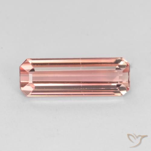 1.47ct 天然 アーシーピンク トルマリン, エメラルドカット, VS-SI