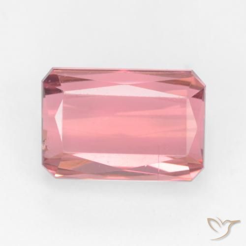 3.08ct 天然 ライトピンク トルマリン, エメラルドカット, VS-SI