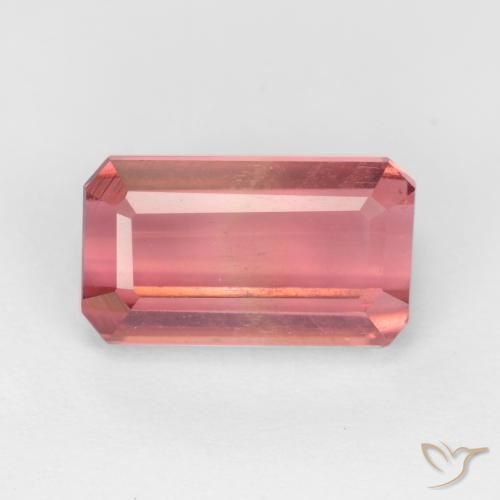 3.27 ct ルース ピンク トルマリン、10.7 x 6.2 mm 八角形カット、タンザニア産, Photo A