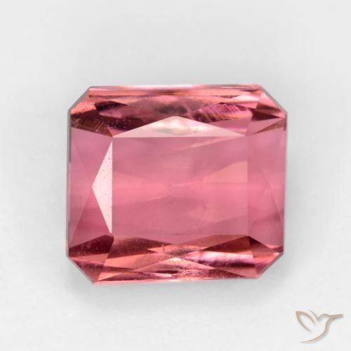 2.67ct 天然 ライトピンク トルマリン, エメラルドカット, SI