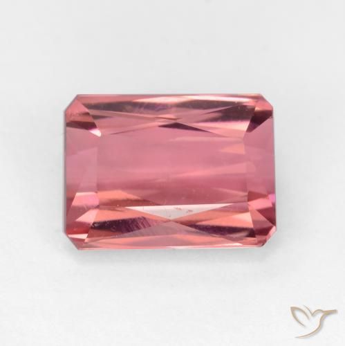 2.39ct 天然 ライトピンク トルマリン, エメラルドカット, VS