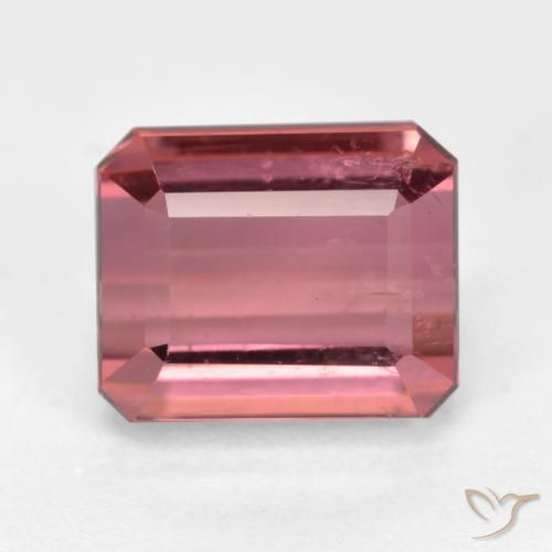 4.16 ct ルース ピンク トルマリン、9.1 x 7.5 mm 八角形カット、モザンビーク産, Photo A