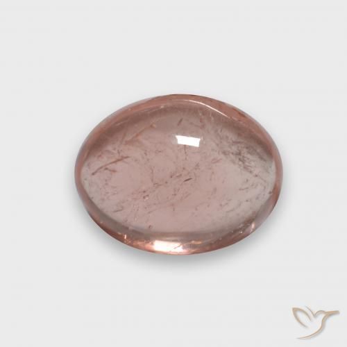 1.39ct 天然 Light Merlot Red トルマリン, 楕円形, 透明