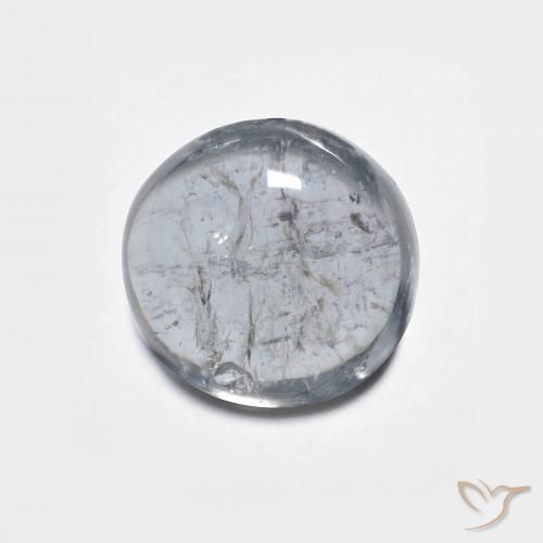 1.88ct 天然 濃い灰色 トルマリン, ラウンド, 透明