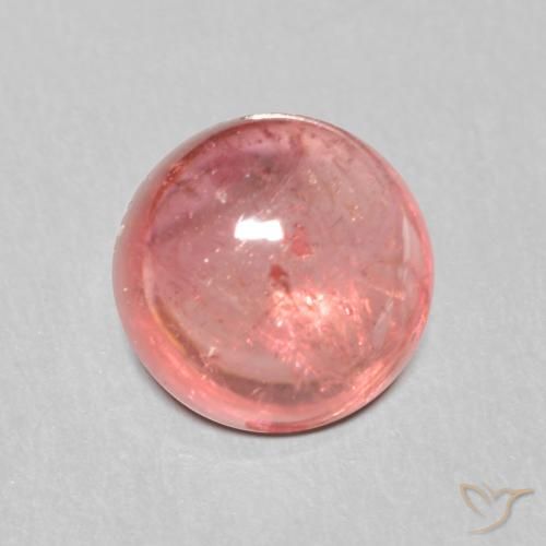 1.66ct 天然 ディープピンク トルマリン, ラウンド, 透明