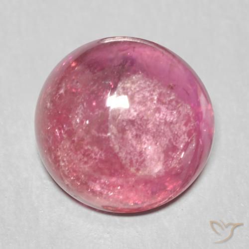 1.72ct 天然 明るいベリーパープル トルマリン, ラウンド, 透明