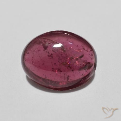 2.77ct 天然 ラズベリーレッド トルマリン, 楕円形, 透明