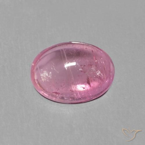 1.51ct 天然 ミディアムピンク トルマリン, 楕円形, 透明