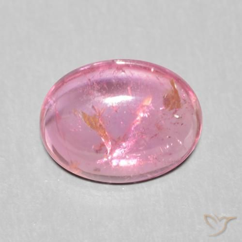 1.31ct 天然 濃いピンク トルマリン, 楕円形, 透明