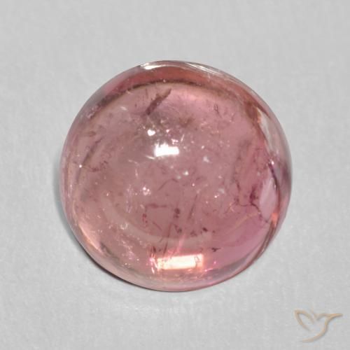 1.57ct 天然 ライトピンク トルマリン, ラウンド, 透明