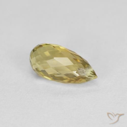 0.80ct 天然 アーシーゴールド トルマリン, ブリオレット, VS