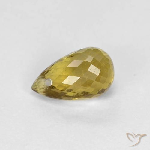 0.88ct 天然 アーシーゴールド トルマリン, ブリオレット, VS