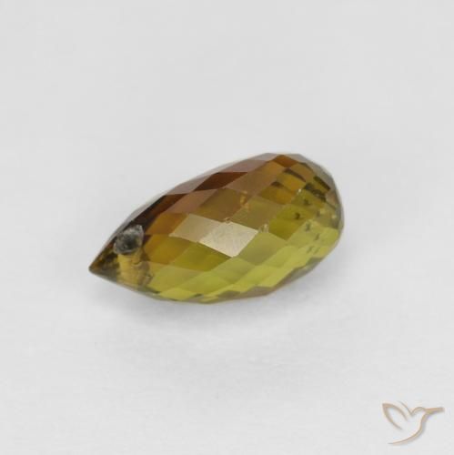 0.80ct 天然 ウォームブラウン トルマリン, ブリオレット, VS-SI