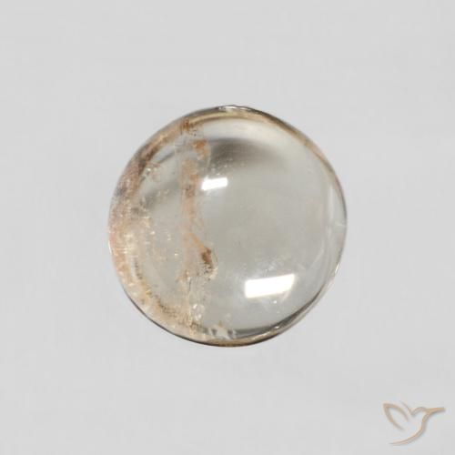 1.15ct 天然 ライトイエロー トルマリン, ラウンド, 透明